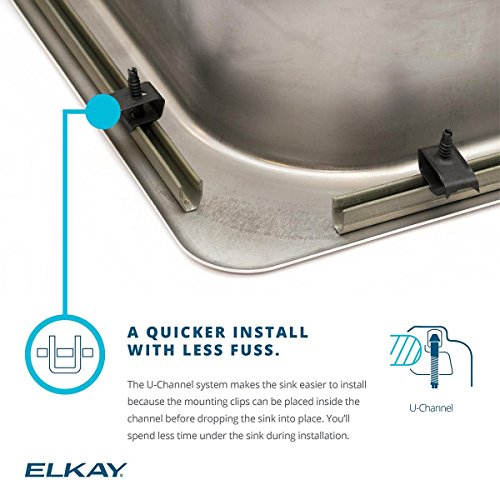Elkay Lustertone Classic Single Bowl Stainless Steel Sink