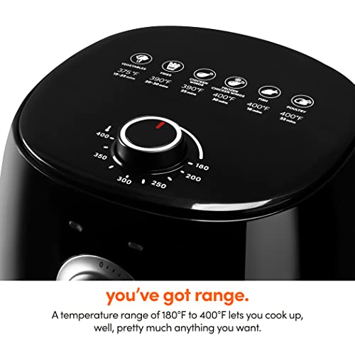 Magic Bullet Air Fryer, 2.5 Quart, Black