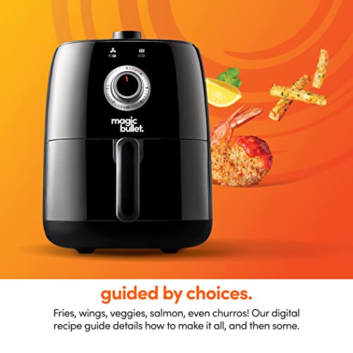Magic Bullet Air Fryer, 2.5 Quart, Black