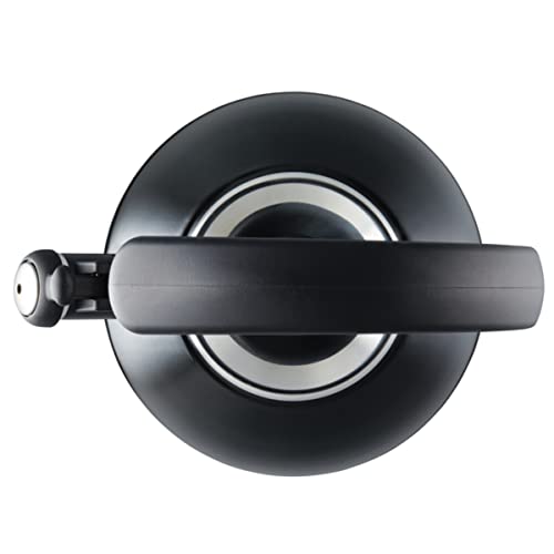 Circulon Black Whistling Teakettle with Flip-Up Spout