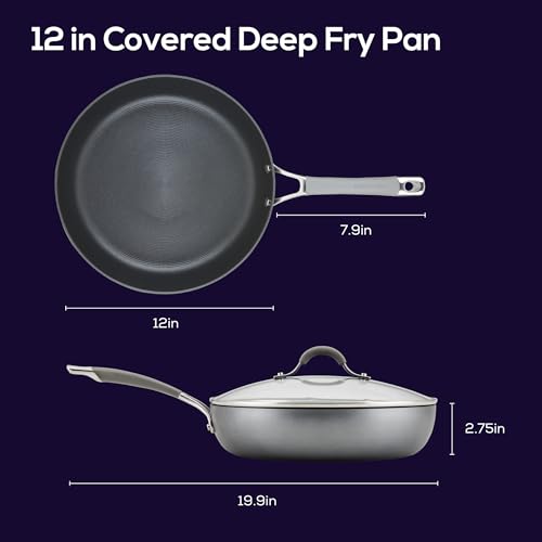 Circulon Elementum 12" Nonstick Deep Frying Pan