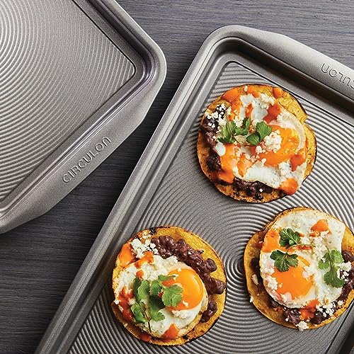 Circulon Nonstick 2-Piece Bakeware Set, Gray