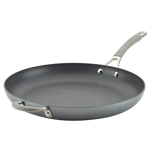 Circulon Hard Anodized 14" Skillet, Oyster Gray