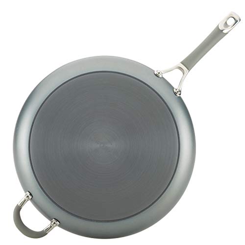 Circulon Hard Anodized 14" Skillet, Oyster Gray