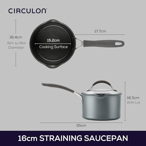 Circulon A1 2-Quart Induction Saucepan with Lid
