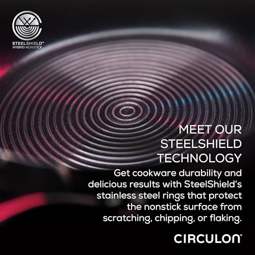 Circulon Induction Frying Pan, 10.25 Inch Stainless Steel
