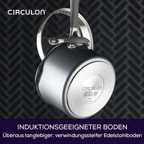 Circulon A1 2-Quart Induction Saucepan with Lid