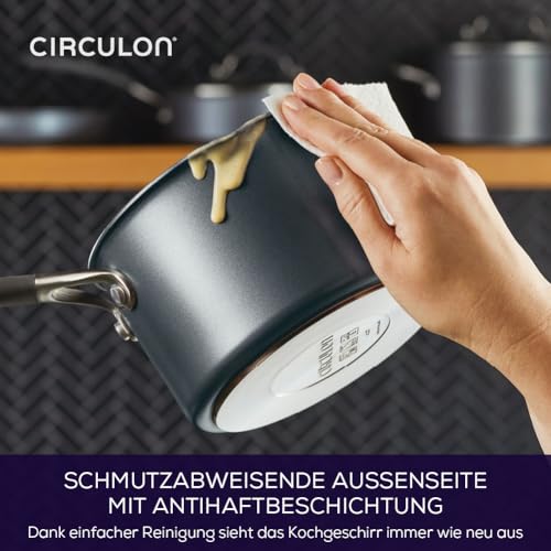 Circulon A1 2-Quart Induction Saucepan with Lid