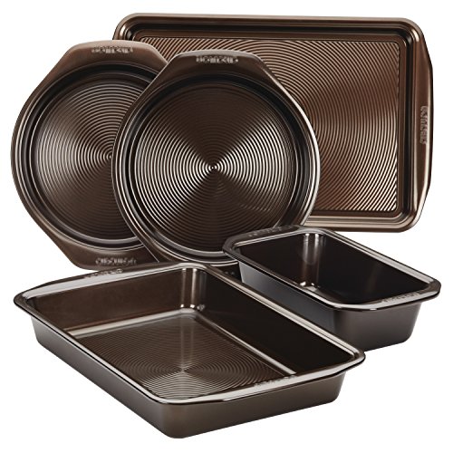 Circulon 5-Piece Nonstick Bakeware Set in Brown