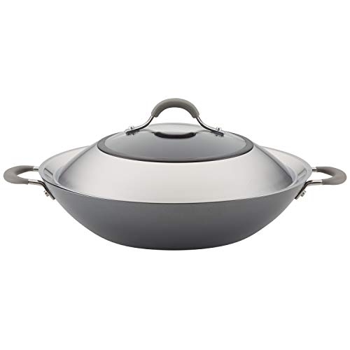 Circulon 14-Inch Hard Anodized Aluminum Wok