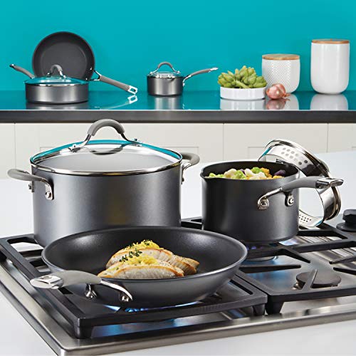 Circulon 14-Inch Hard Anodized Aluminum Wok