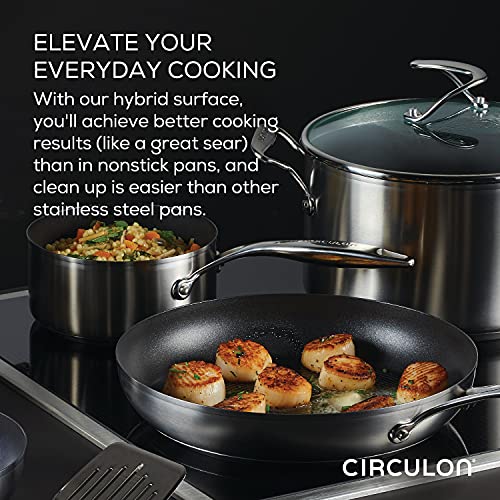 Circulon Stainless Steel Cookware Set with Nonstick Tech