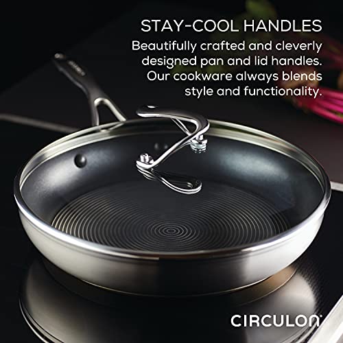 Circulon Stainless Steel Cookware Set with Nonstick Tech