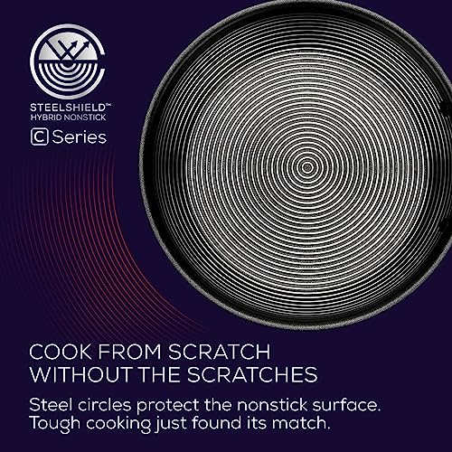 Circulon Clad 12.5-Inch Stainless Steel Frying Pan
