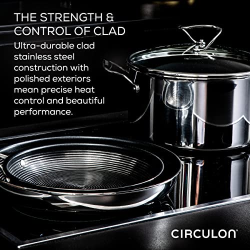 Circulon Clad 11-Piece Stainless Steel Cookware Set