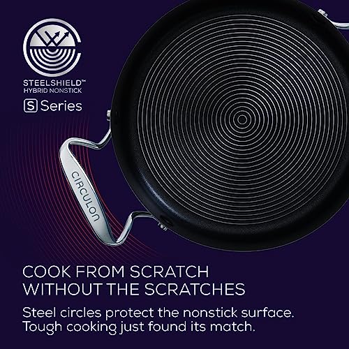 Circulon 5 Quart Stainless Steel Sauté Pan with Lid