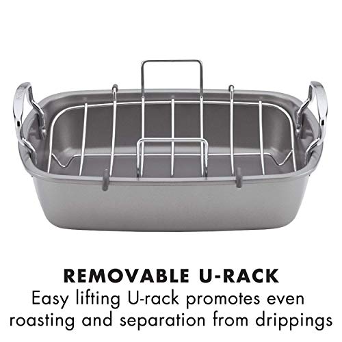 Circulon 17" Nonstick Roasting Pan with Rack