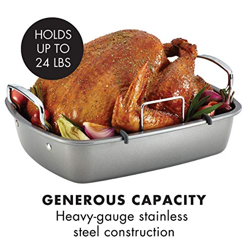Circulon 17" Nonstick Roasting Pan with Rack