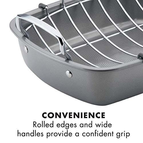 Circulon 17" Nonstick Roasting Pan with Rack
