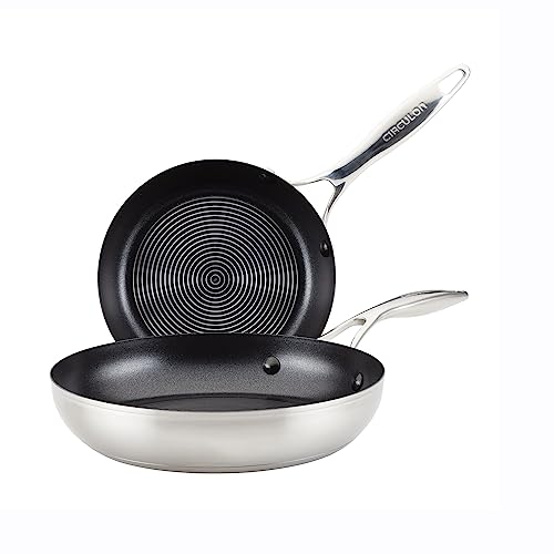 Circulon Stainless Steel Nonstick Frying Pan Set