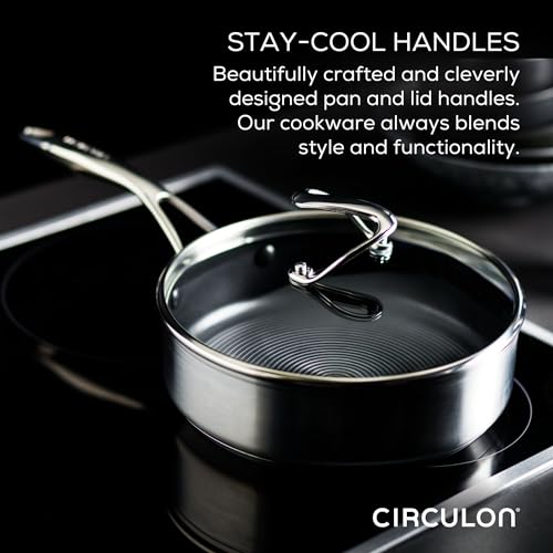 Circulon Stainless Steel Nonstick Frying Pan Set