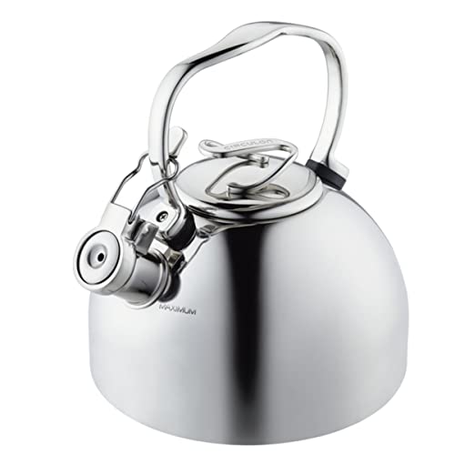 Circulon Whistling Stainless Steel Teapot – 2.3 Quart