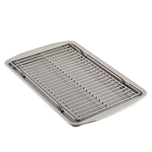 Circulon Gray Baking Sheet and Cooling Rack Set