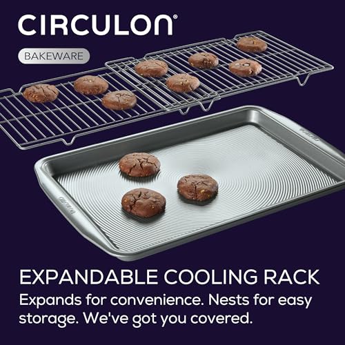 Circulon Gray Baking Sheet and Cooling Rack Set