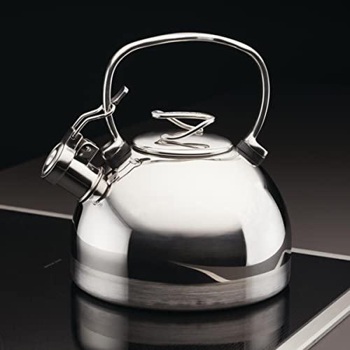 Circulon Whistling Stainless Steel Teapot – 2.3 Quart