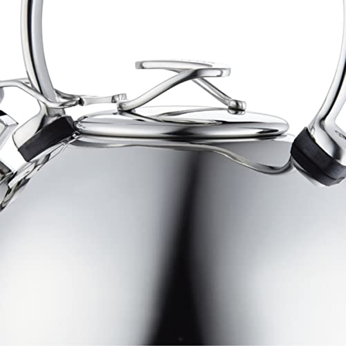 Circulon Whistling Stainless Steel Teapot – 2.3 Quart