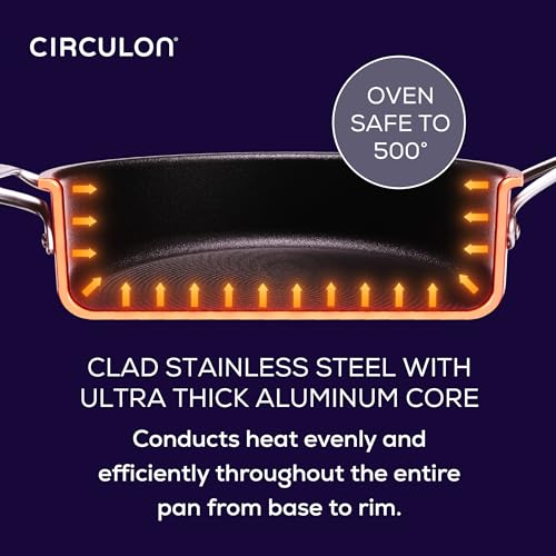Circulon 8 Quart Induction Nonstick Stockpot with Lid