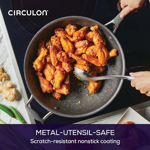 32cm Circulon Scratch Defense Non-Stick Induction Wok