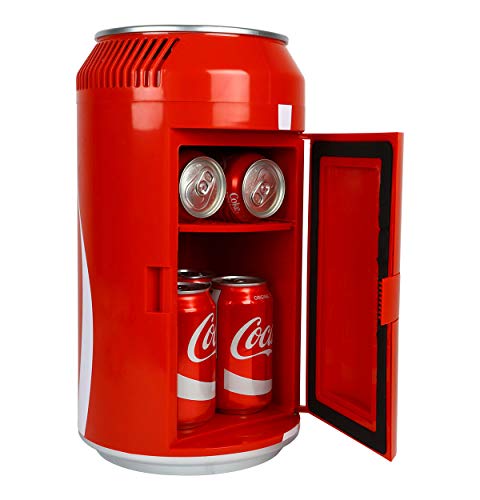 Coca-Cola Portable Mini Fridge, 8 Can Capacity