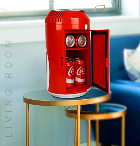 Coca-Cola Portable Mini Fridge, 8 Can Capacity