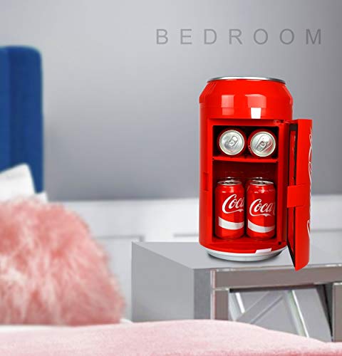 Coca-Cola Portable Mini Fridge, 8 Can Capacity