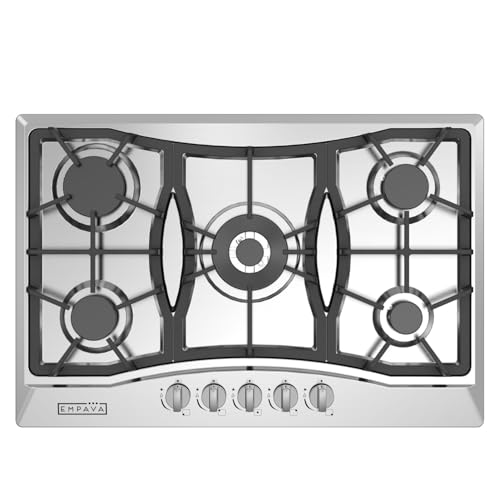 Empava Stainless Steel Gas Cooktop with 5 Burners