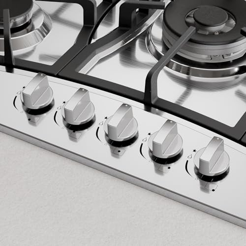Empava Stainless Steel Gas Cooktop with 5 Burners