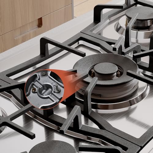Empava Stainless Steel Gas Cooktop with 5 Burners