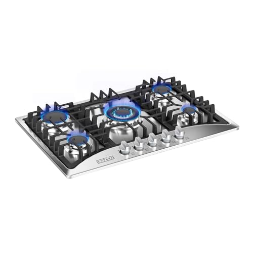 Empava 30" Stainless Steel Gas Cooktop with 5 Burners