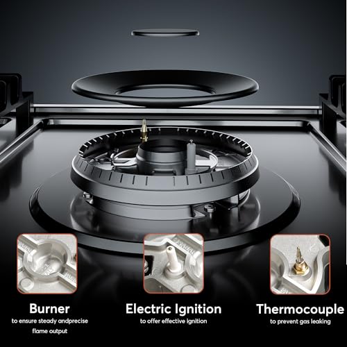 Empava 36" Gas Stove Cooktop with 5 Burner