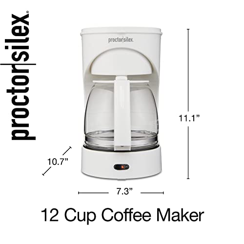 Proctor Silex 12-Cup Coffee Maker with Alexa Compatibility