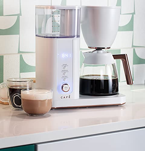Café 10-Cup WiFi Drip Coffee Maker - Matte White