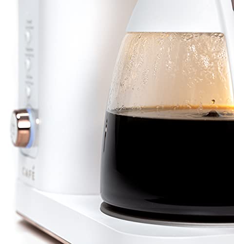 Café 10-Cup WiFi Drip Coffee Maker - Matte White