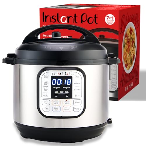 Stainless Steel Instant Pot Duo 7-in-1, 8 Quart