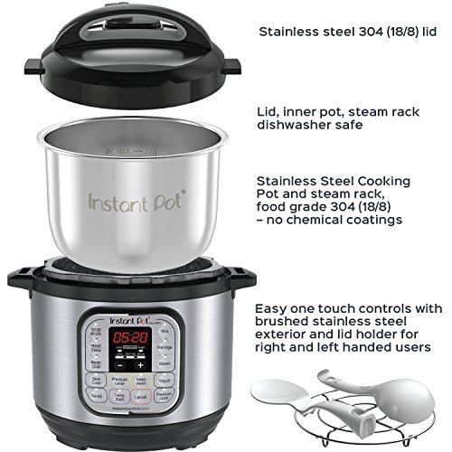 Mini Instant Pot Duo 7-in-1 Pressure Cooker Stainless Steel