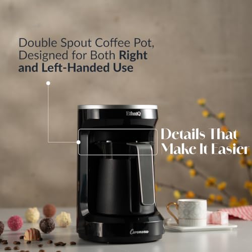 ETHNIQ Turbo Turkish Coffee Maker - BPA Free