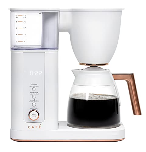 Café 10-Cup WiFi Drip Coffee Maker - Matte White