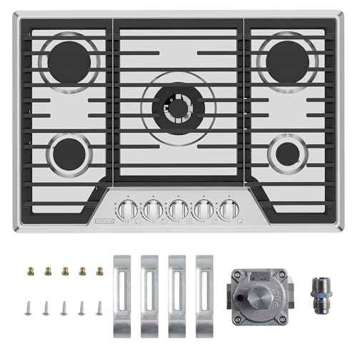 Empava 30" Gas Stove Cooktop with 5 Burners
