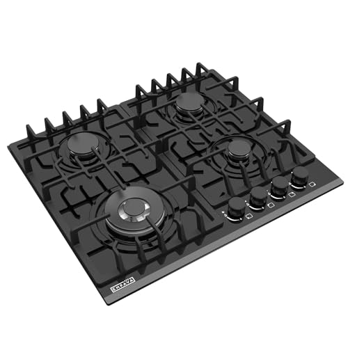 24" Empava Gas Stove Cooktop with 4 Sealed Burners