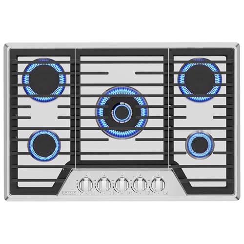 Empava 30" Gas Stove Cooktop with 5 Burners